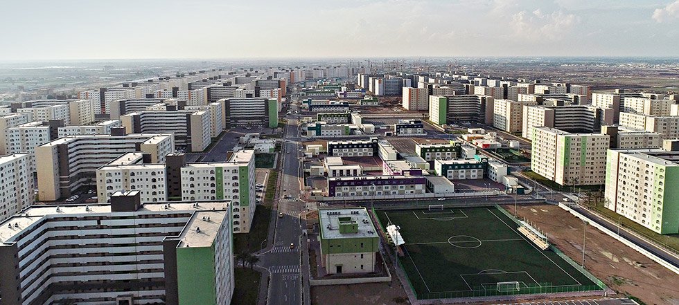 مدينة كاملة على بعد 10 كم من مركز بغداد